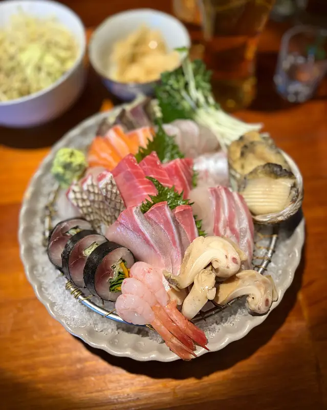 푸짐한 사시미 한 상