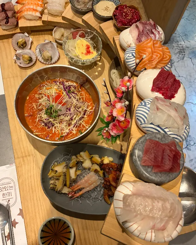 해우세트의 아름다운 플레이팅