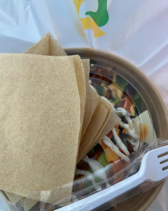 서브웨이 샐러드 포장