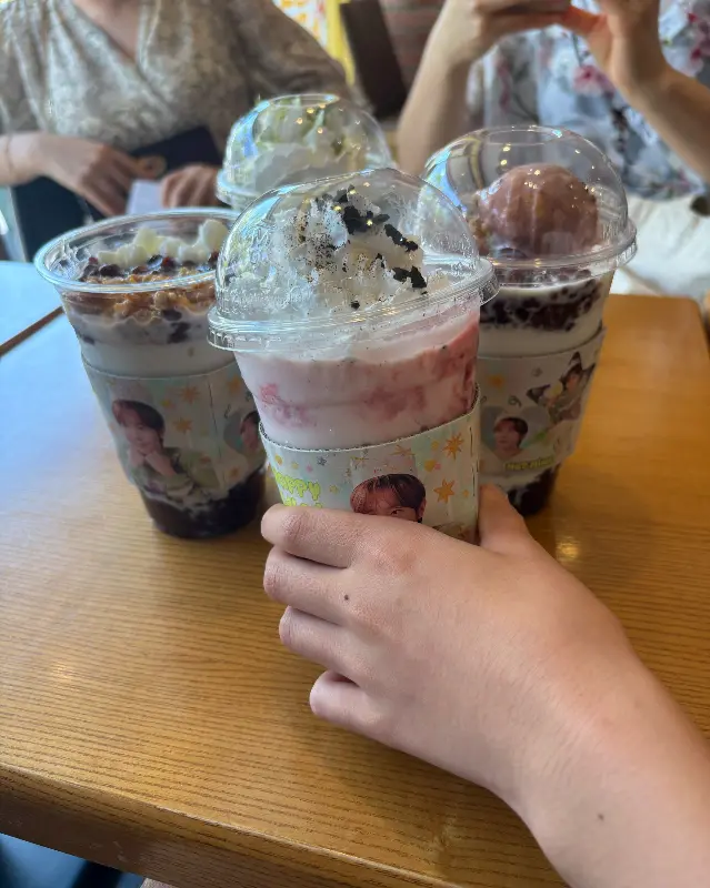 다양한 음료 메뉴