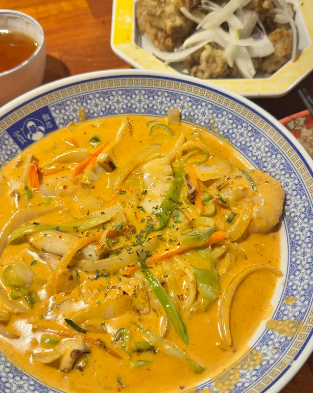 크림 짬뽕의 면발