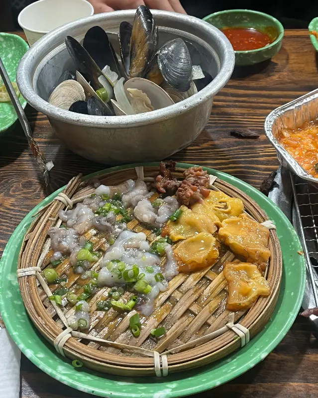 싱싱한 해산물 모둠