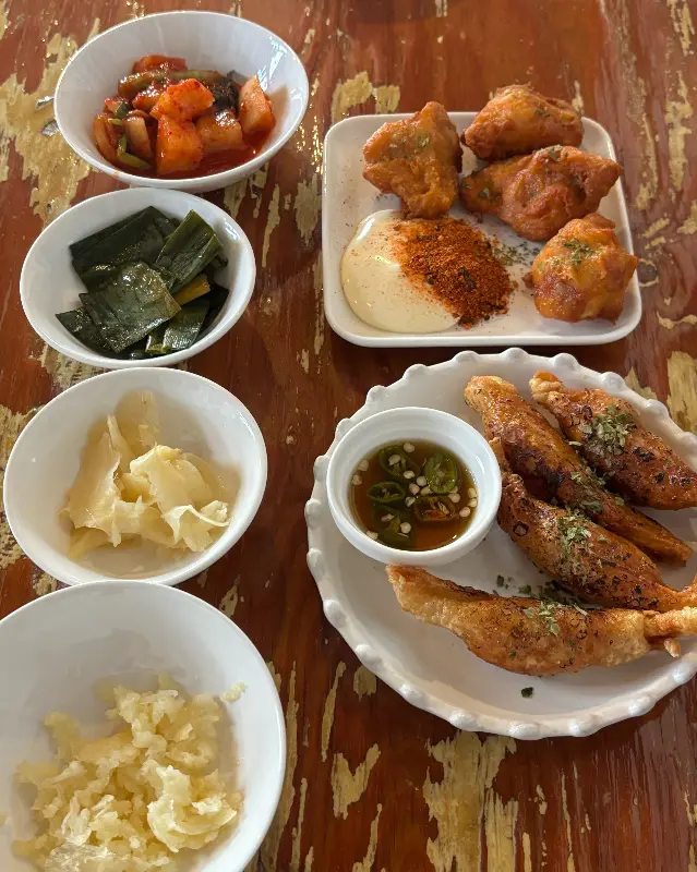 닭껍질교자와 닭가라아게