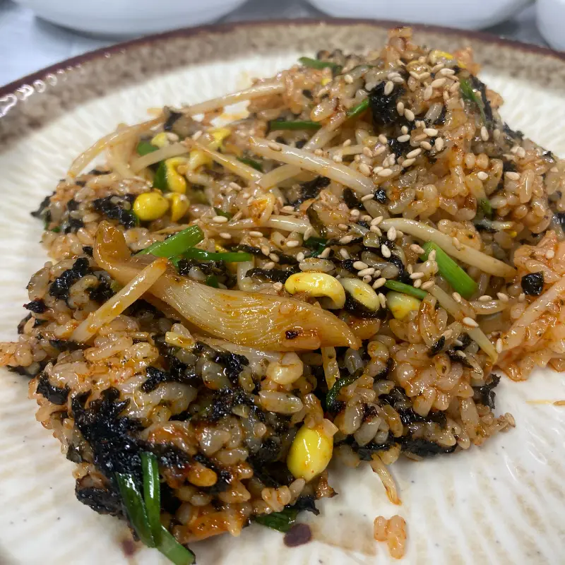 볶음밥 확대 샷