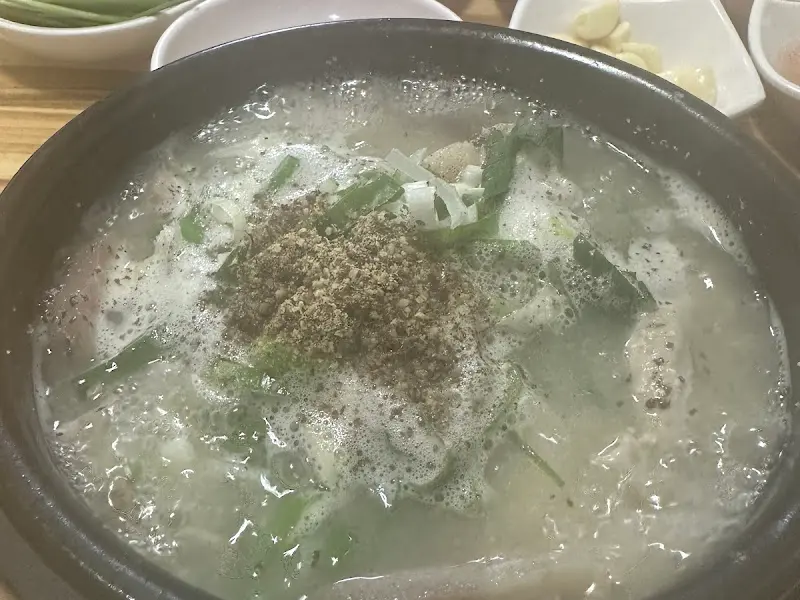 고창집 순대국밥 비주얼