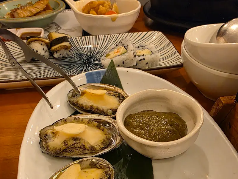 전복촌의 상차림