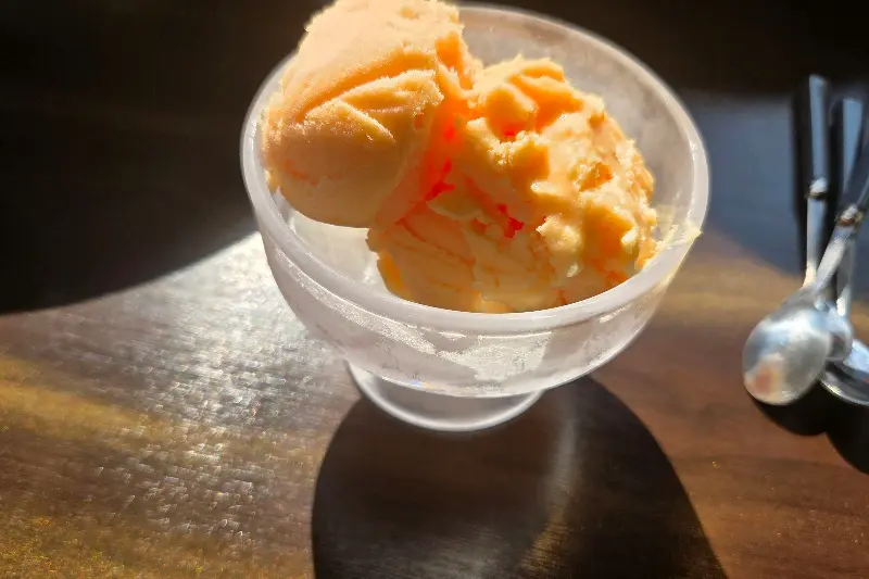 오렌지 아이스크림