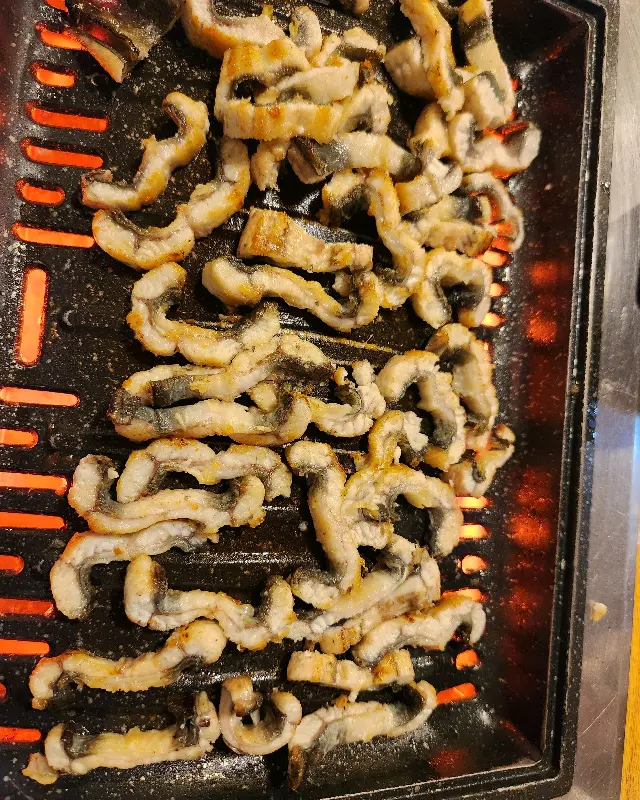 가지런히 놓인 장어구이