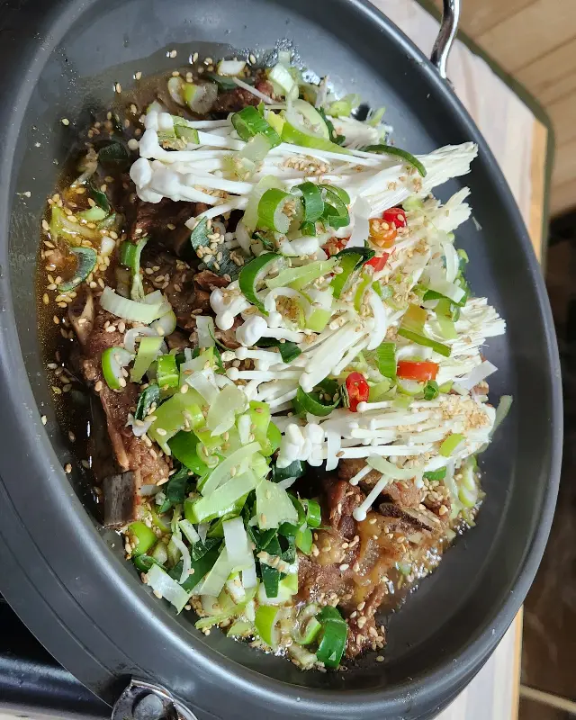 푸짐한 갈비찜 한 상