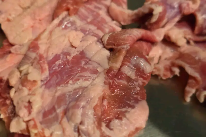 칠성집 고기 근접샷