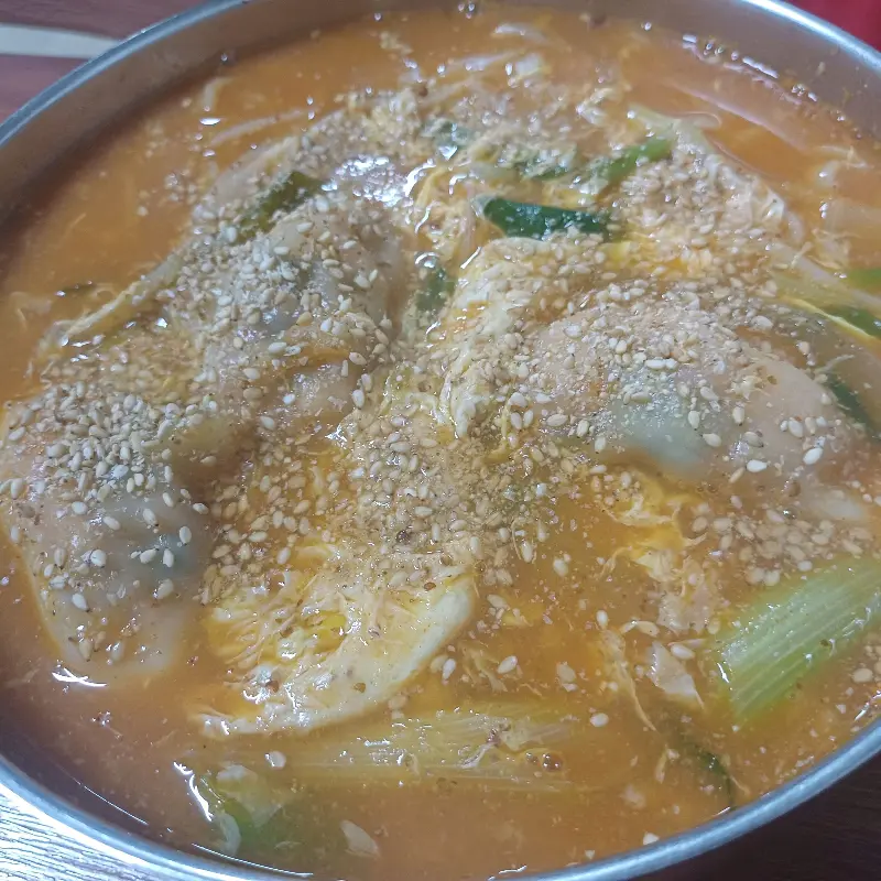 장칼국수 클로즈업