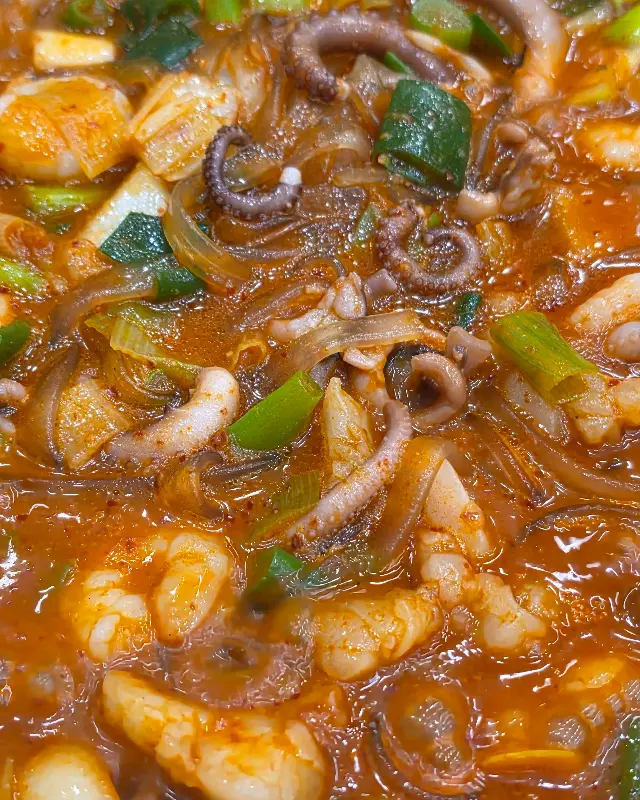 푸짐한 낙곱새 재료