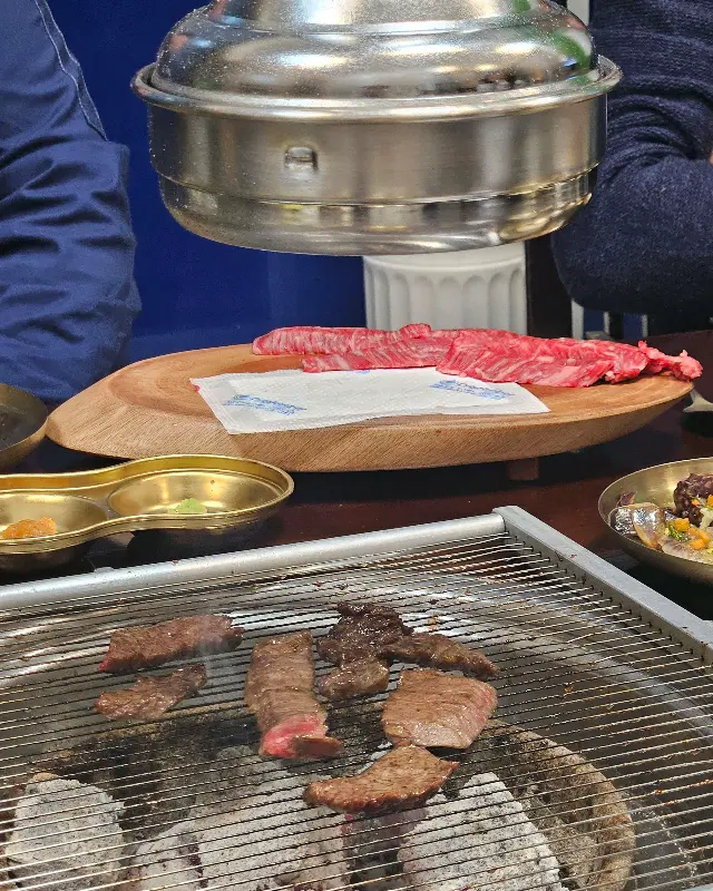 고기 한 상 차림