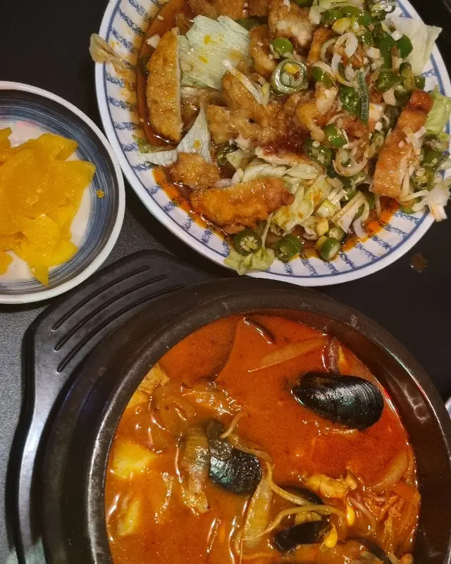 얼큰한 짬뽕 국물