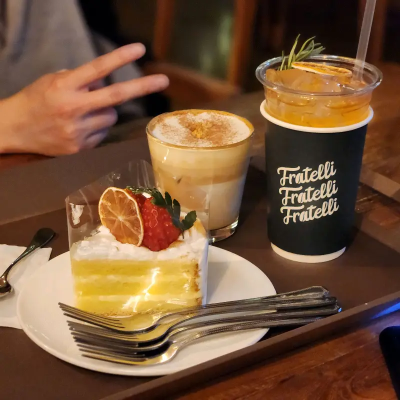 텔리크리미치노와 케이크의 환상적인 조합