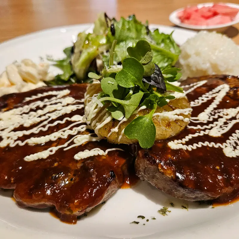 함박스테이크 확대 사진