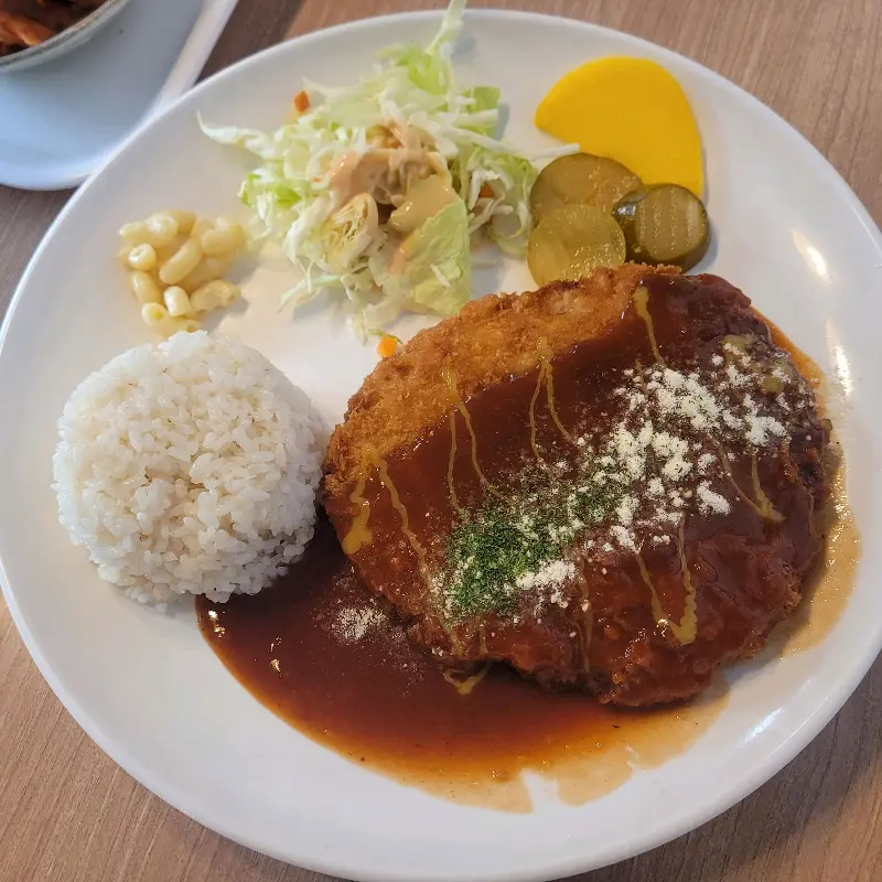 돈까스 클로즈업