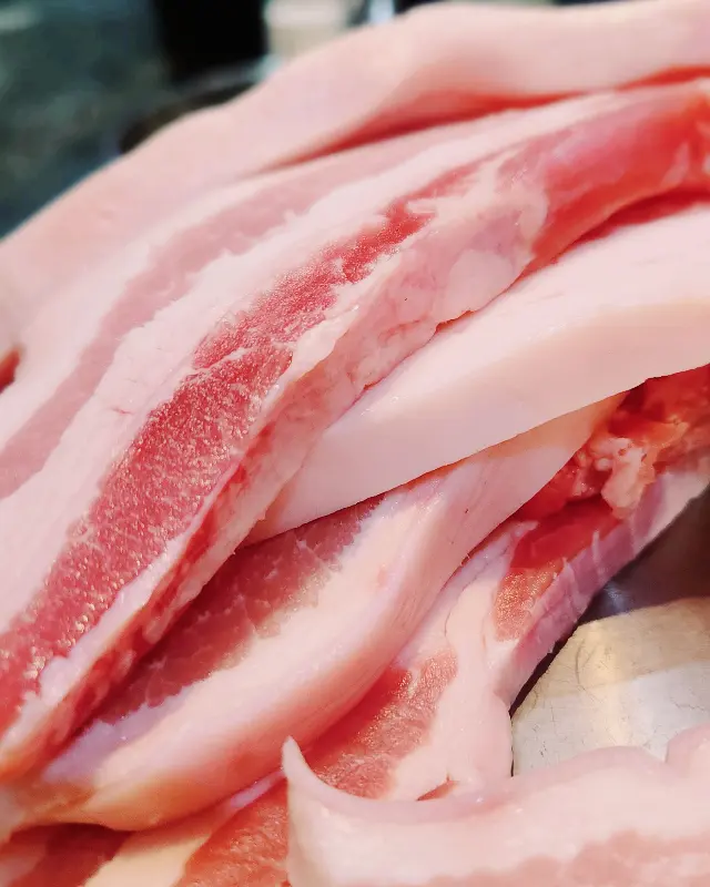 신선한 삼겹살 비주얼