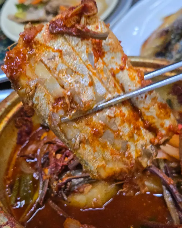 갈치조림 클로즈업