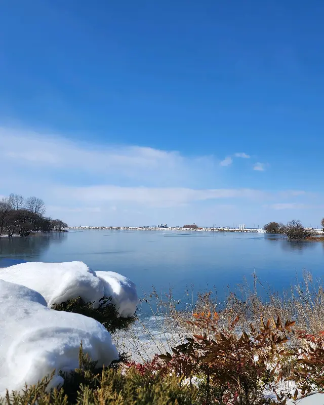 겨울의 백석호수