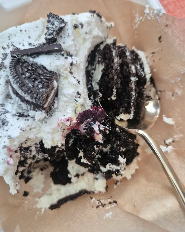 말차 아이스박스 케이크