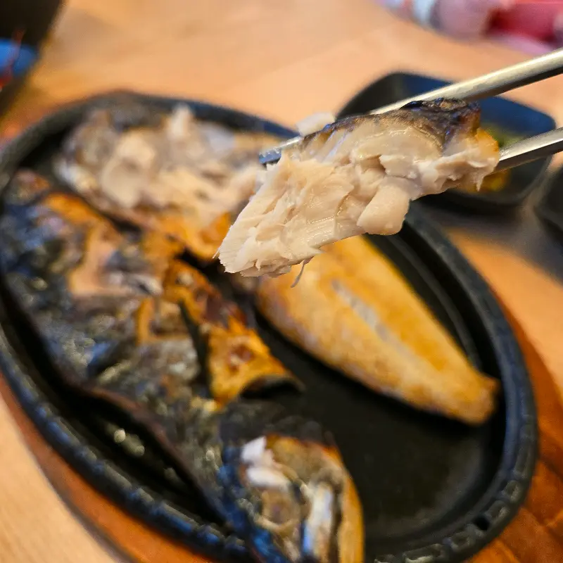 촉촉한 고등어 속살
