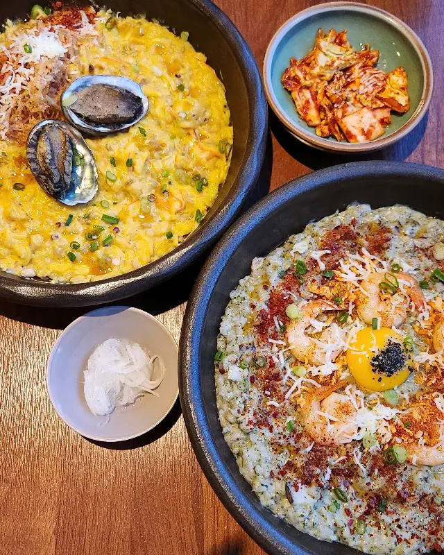 전복과 게살내장리조또