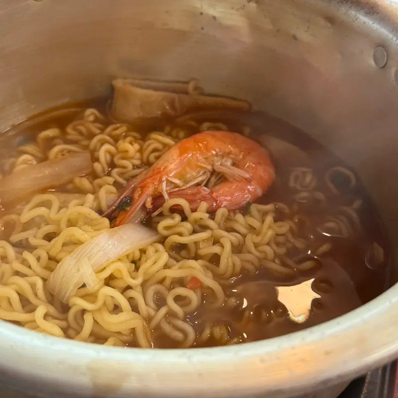 새우 라면