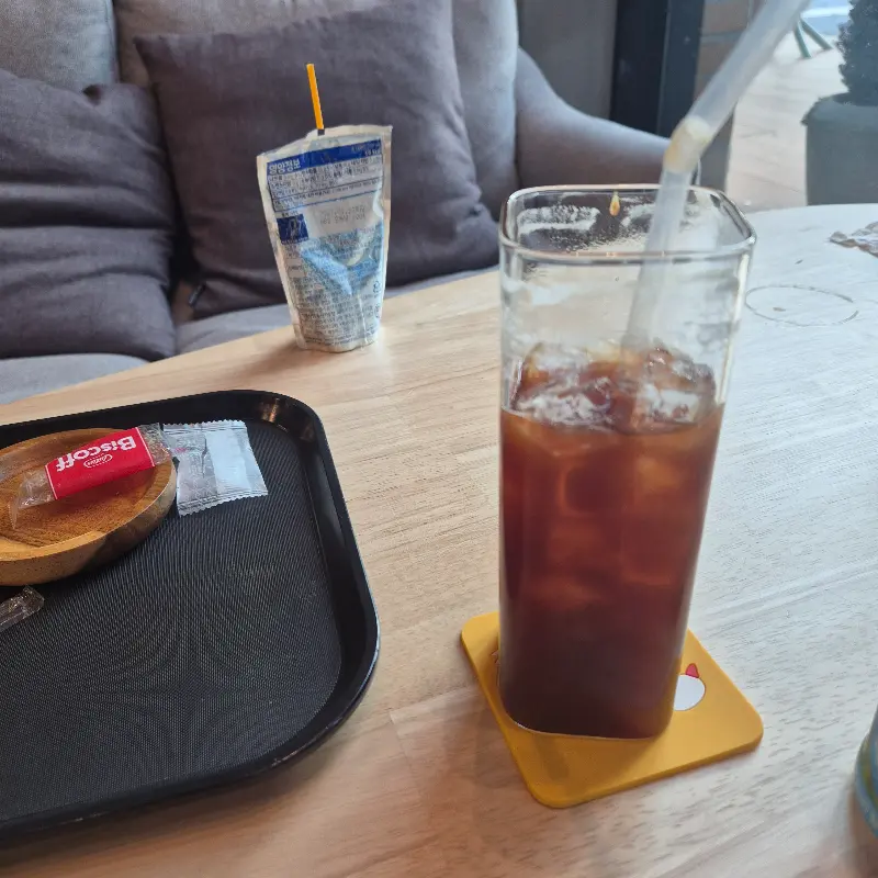 쑥 인절미 와플