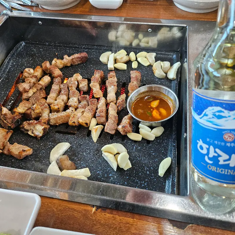 금평갈비 숯불