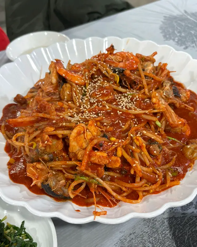 푸짐한 아구찜 비주얼