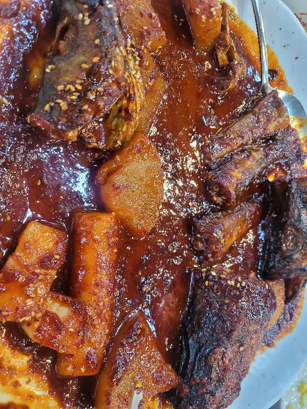 매콤달콤한 코다리 조림