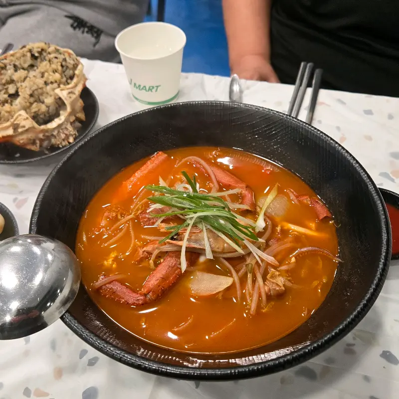 홍게 라면