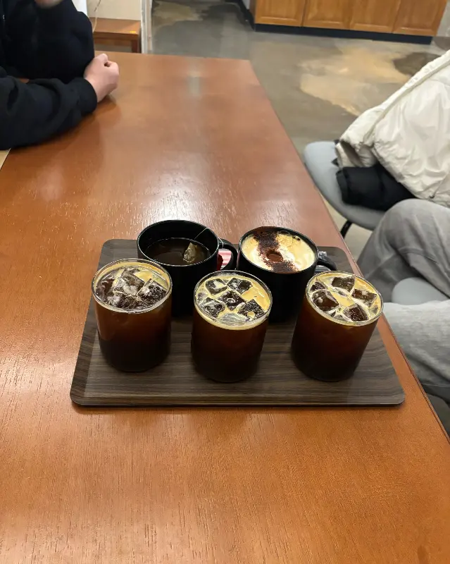 다양한 음료 메뉴