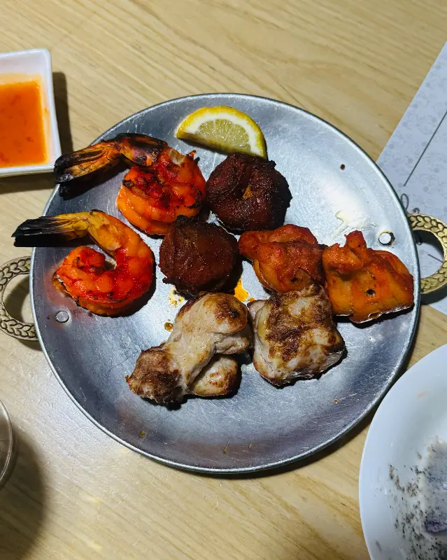 다양한 바베큐 메뉴