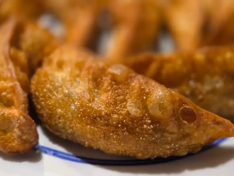 군만두 클로즈업