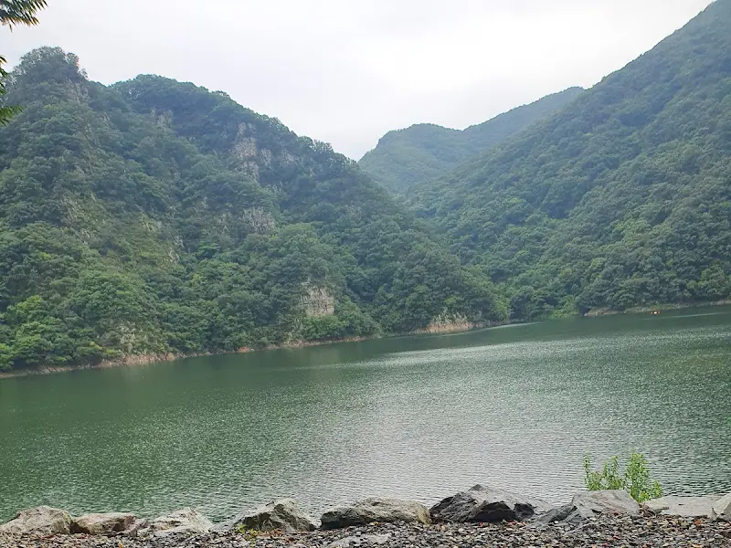 평화로운 대아저수지의 모습