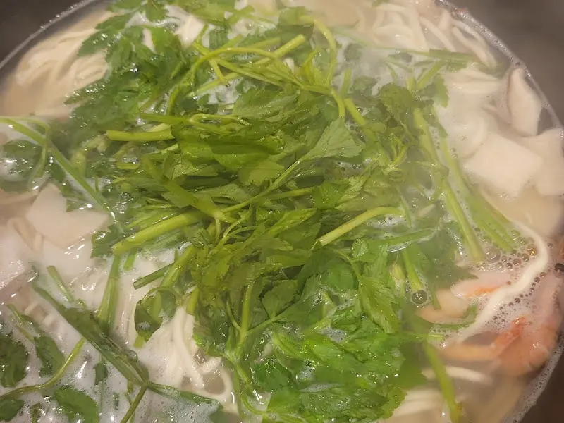 부산복해물칼국수 칼국수 근접샷