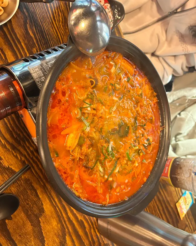 얼큰짬뽕화산전골