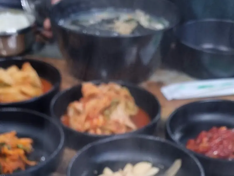 육교식당 밑반찬