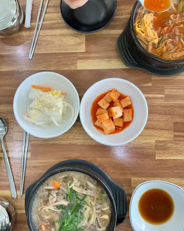 전체적인 상차림