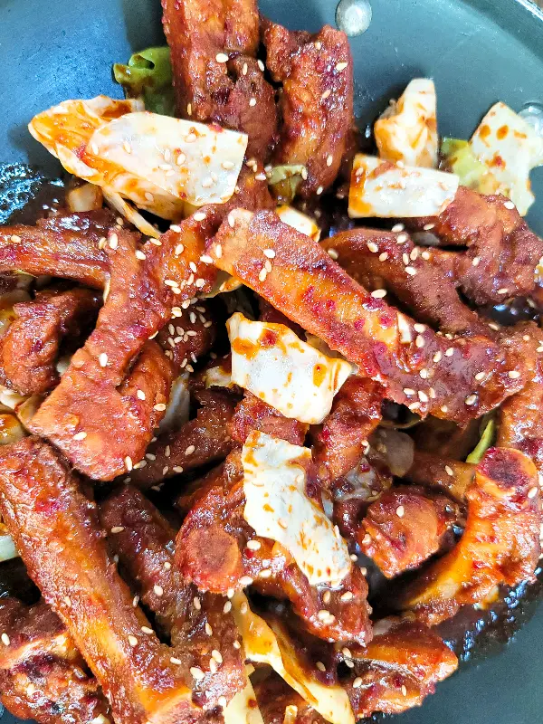 매콤달콤한 등갈비찜