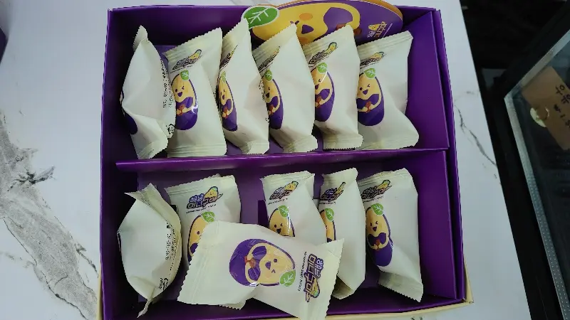 더라이스 개별 포장된 빵들