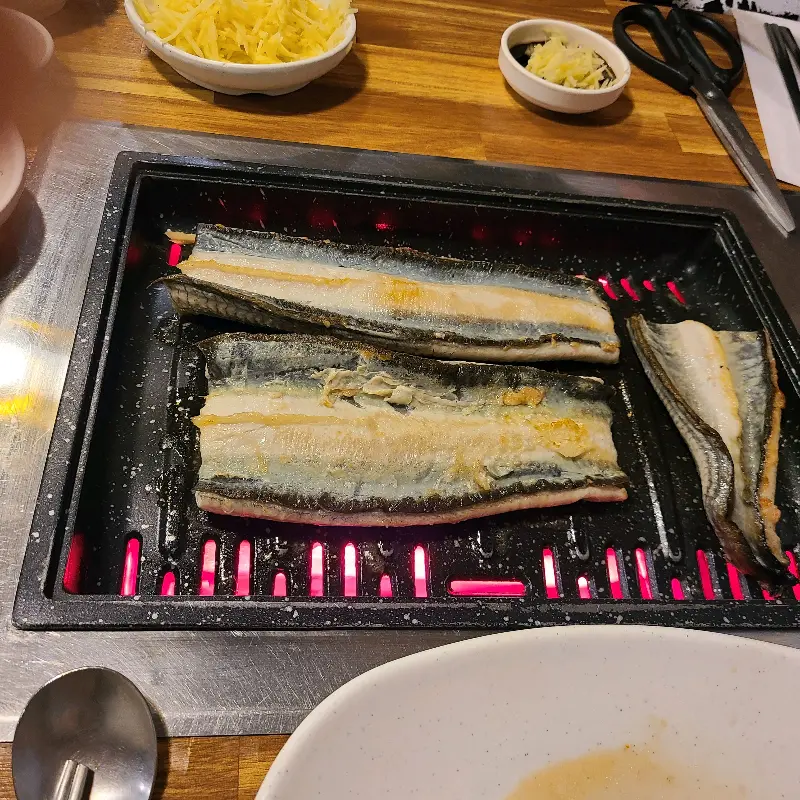 숯불 위 장어