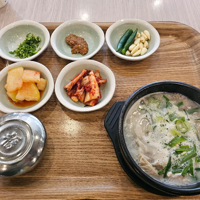 정갈하게 차려진 밑반찬