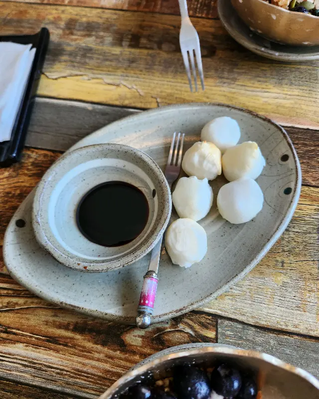 구운 가래떡과 조청