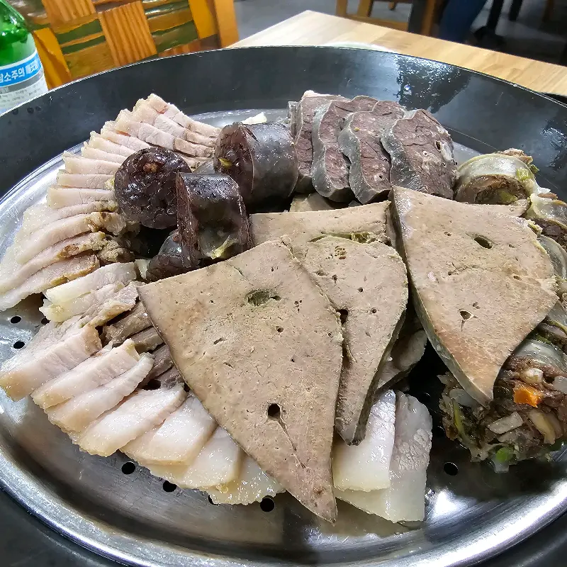 모듬 순대 접시