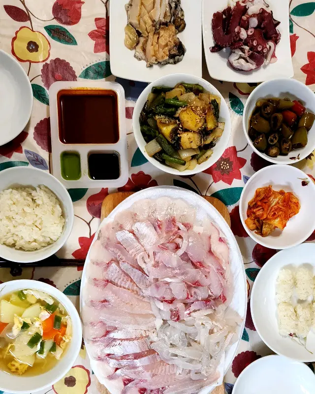 푸짐한 한 상 차림