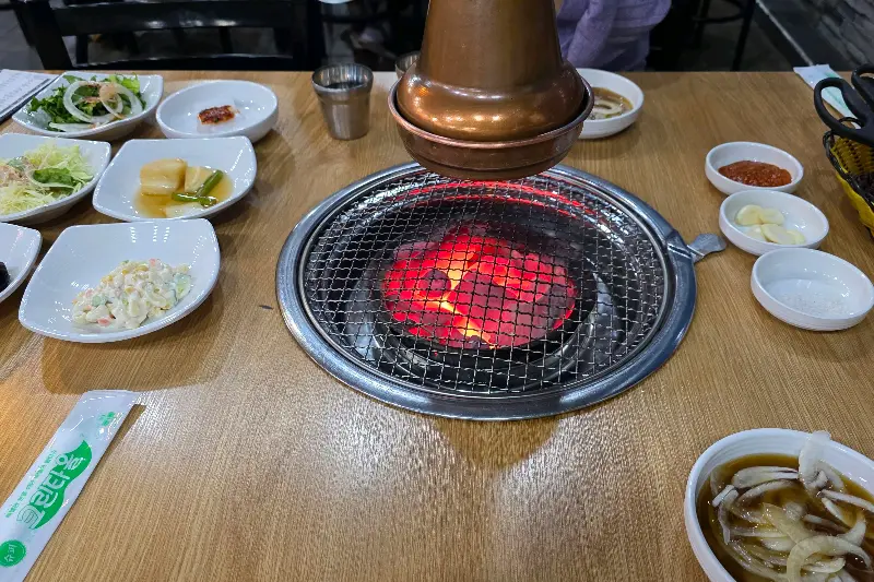 테이블 전체 샷