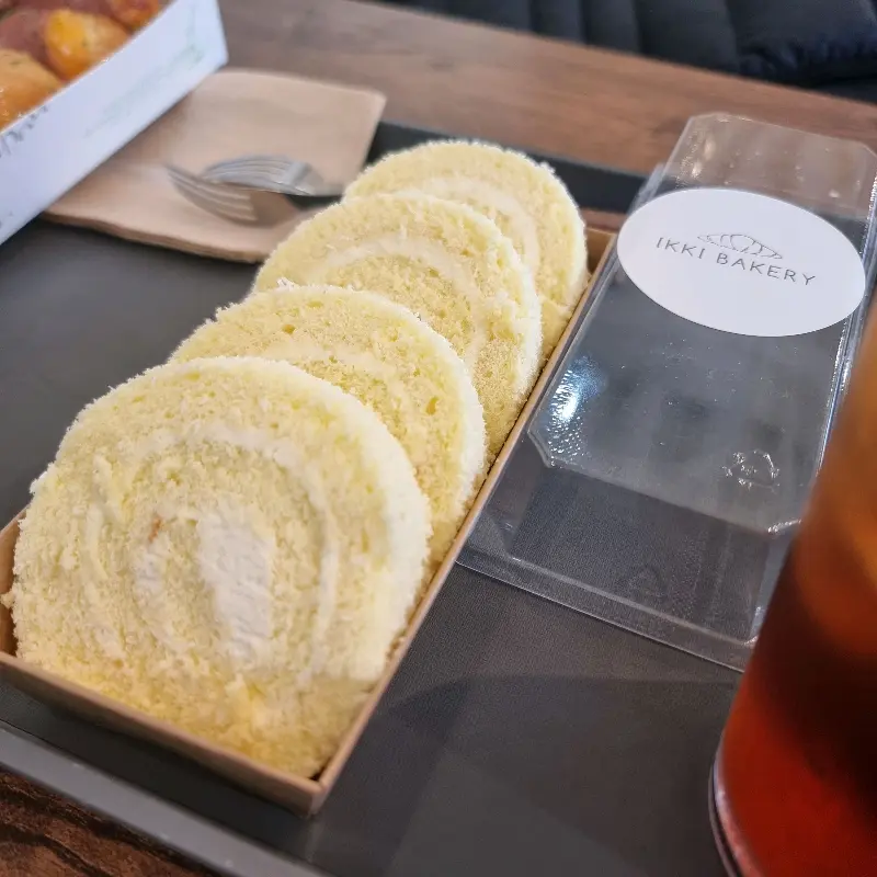 먹음직스러운 롤케이크